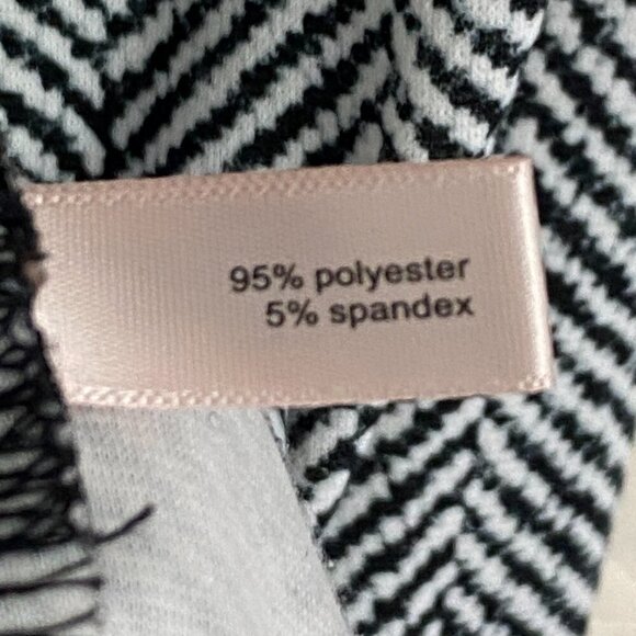 The Limited Mini Dress Office Wear Size 4 Herringbone Gray - Picture 7 of 11